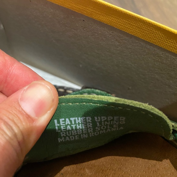 Forest green J. Crew driving mocassins/easy loafers - Picture 5 of 6